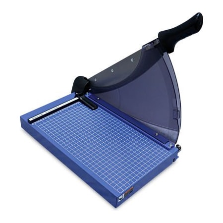 Formax United Professional-Grade Guillotine Paper Trimmer - 14" Cutting Length - 40 Sheet Capacity - Blue T14P